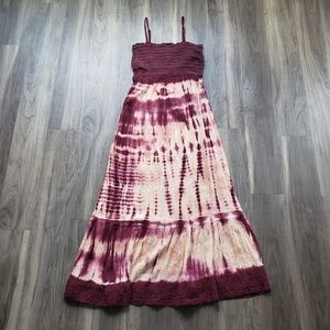 NWT Lucky Brand Tie-Dyed Boho Sun Dress Size Small
